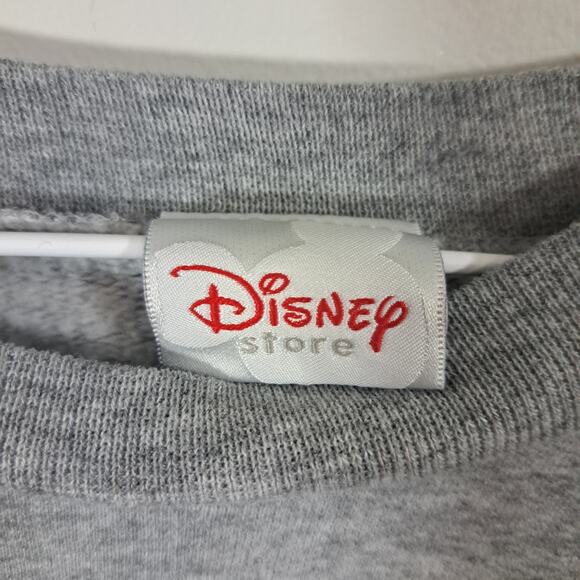 Disney Store Vintage Y2K Americana Mickey Mouse Gray Sweatshirt XL - Picture 4 of 5